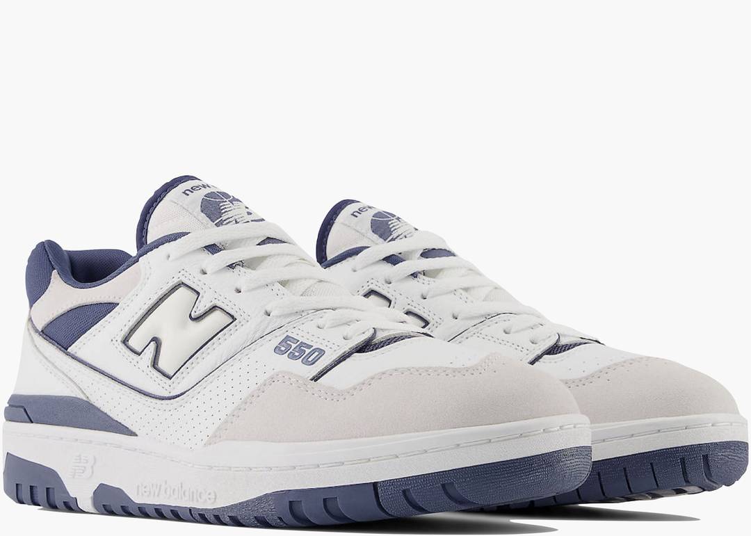 New Balance 550 White Dusty Blue