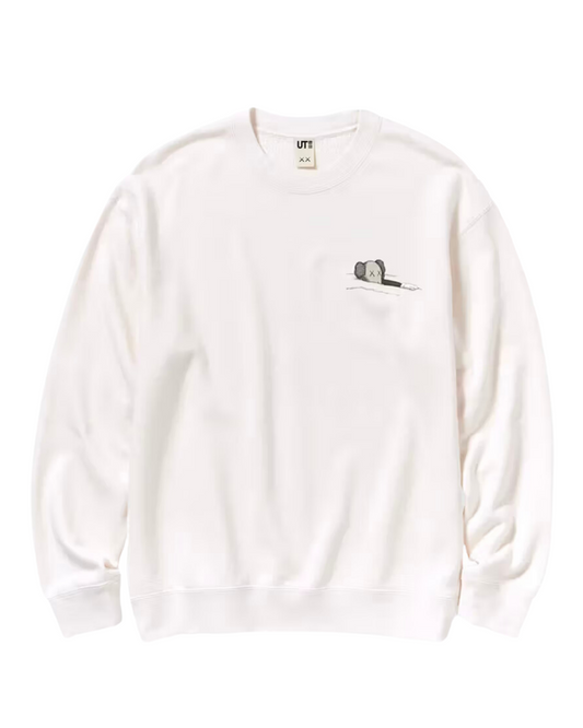 KAWS x Uniqlo Longsleeve Sweatshirt Off White BFF