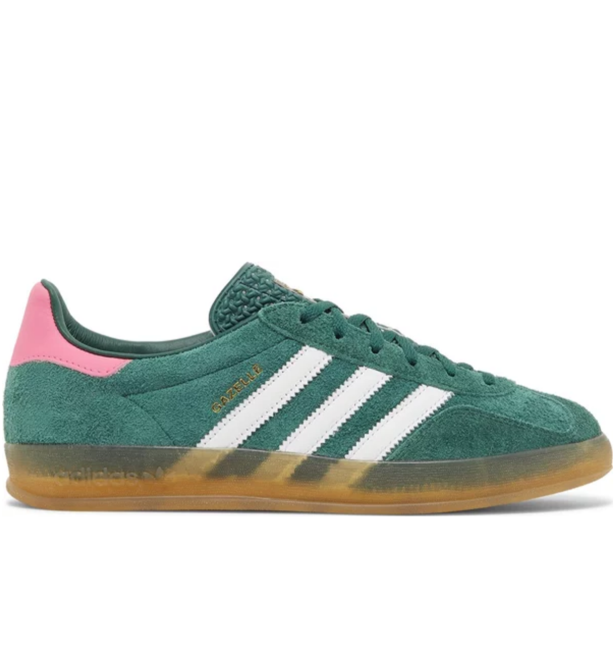 Adidas Gazelle Indoor Collegiate Green Lucid Pink (W)