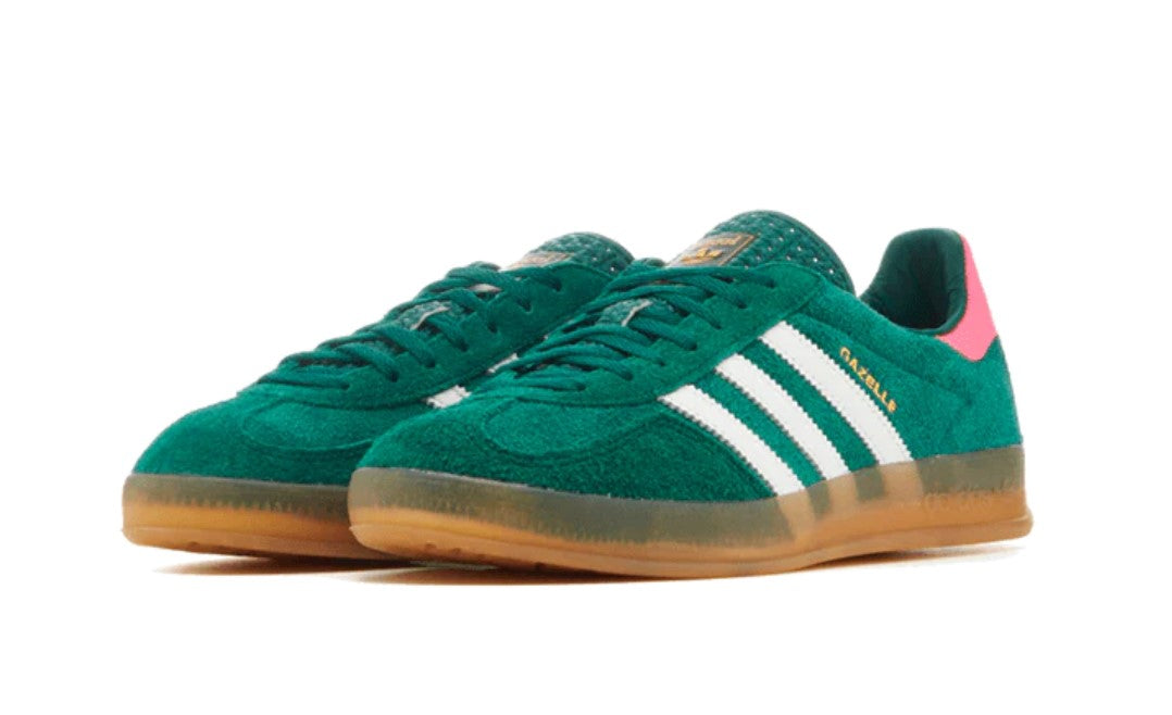 Adidas Gazelle Indoor Collegiate Green Lucid Pink (W)