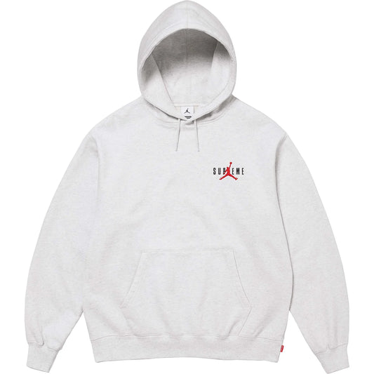 Supreme x Jordan Hooded Sweatshirt Ash Grey