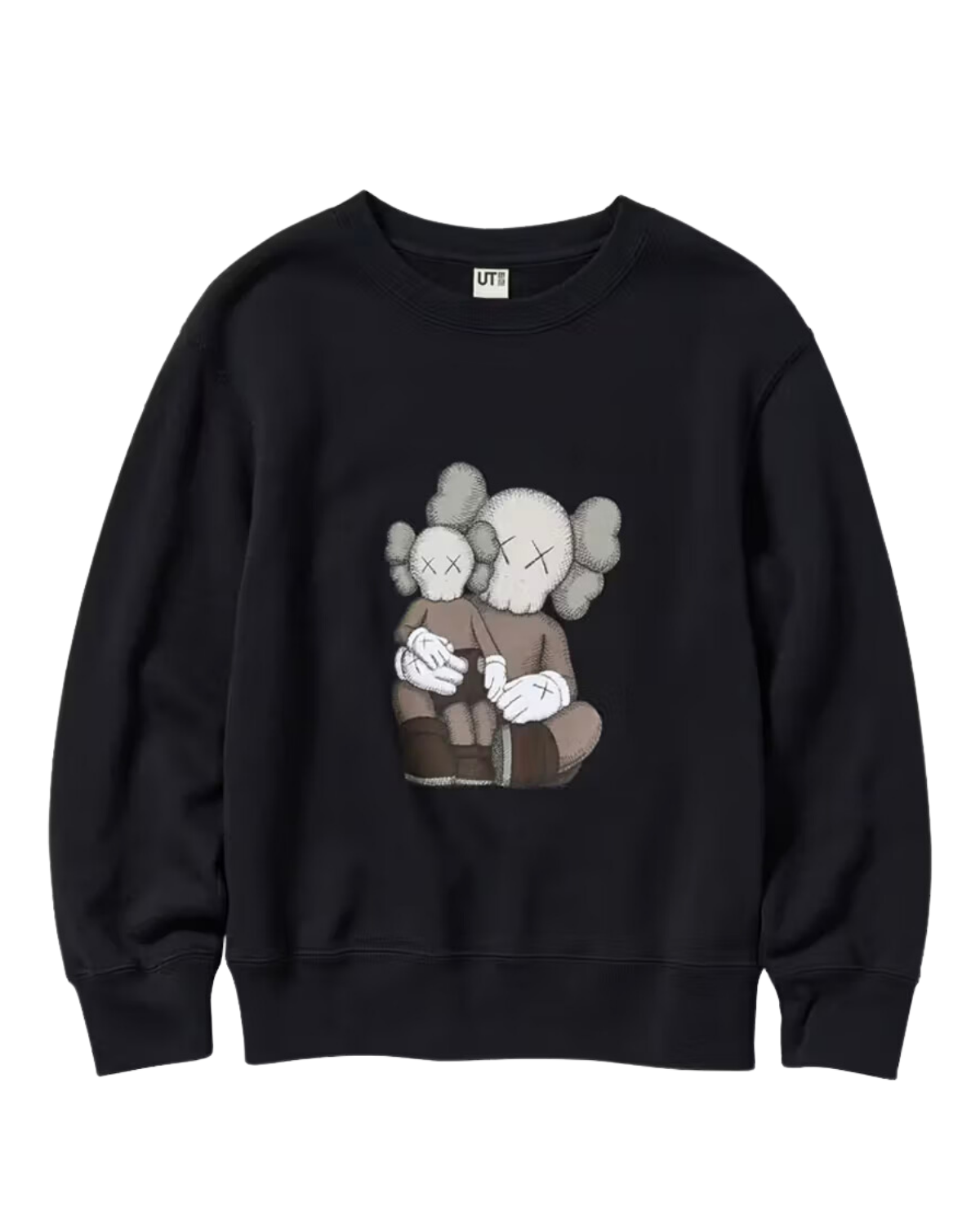 KAWS x Uniqlo Longsleeve Sweatshirt Black BBF