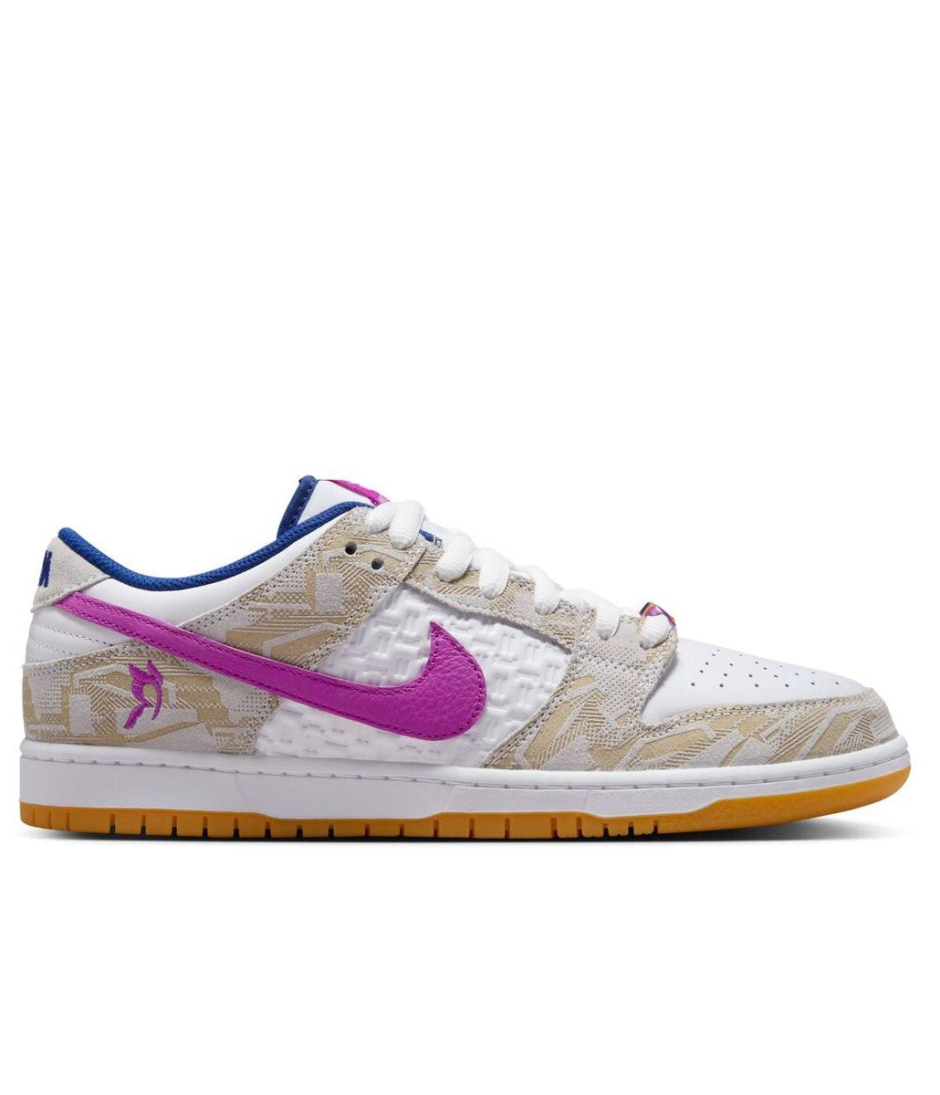 Nike SB Dunk Low Pure "Rayssa" Platinum and Vivid Purple