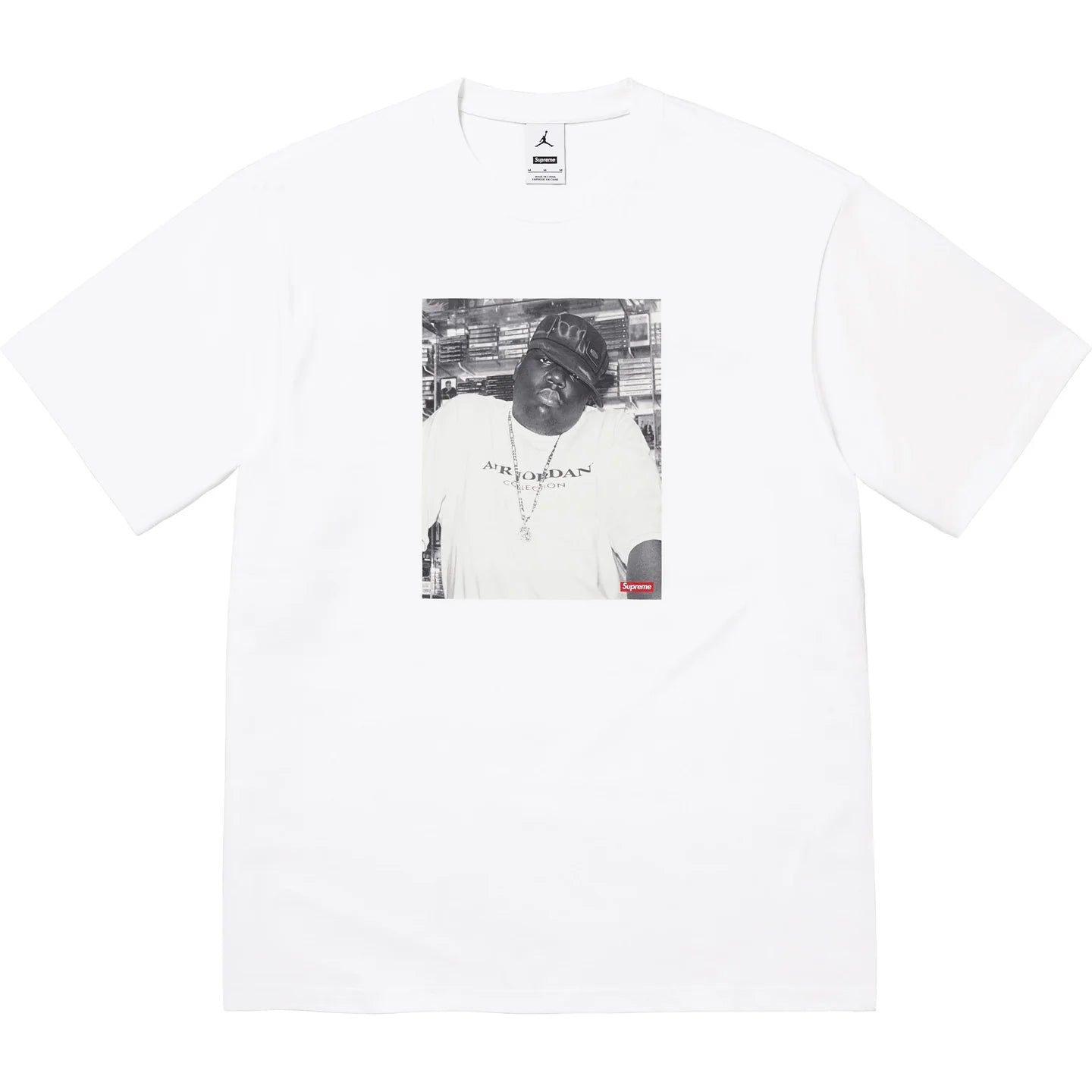 Supreme x Jordan Biggie Tee WHITE