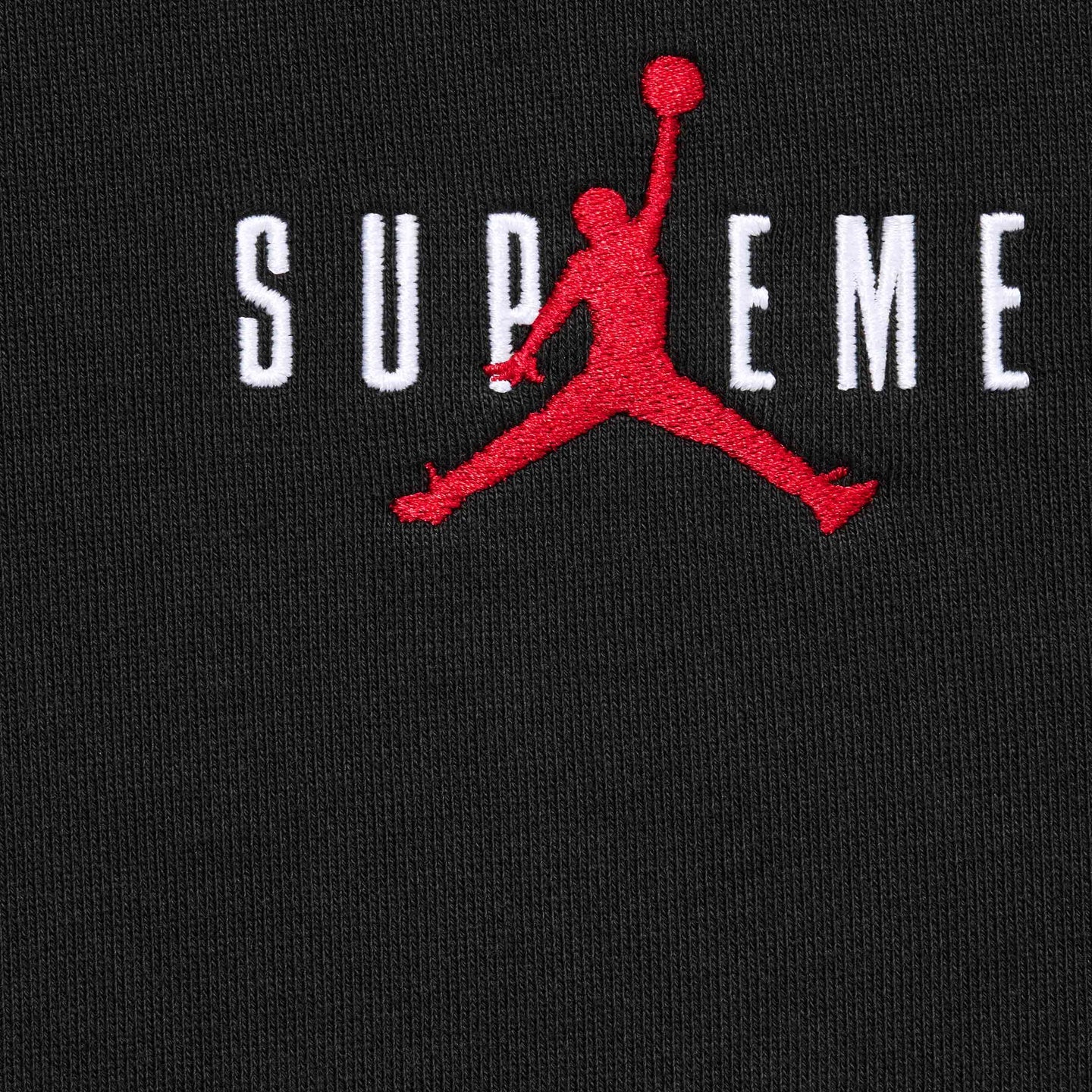 Supreme x Jordan Hooded Sweatshirt BLACK